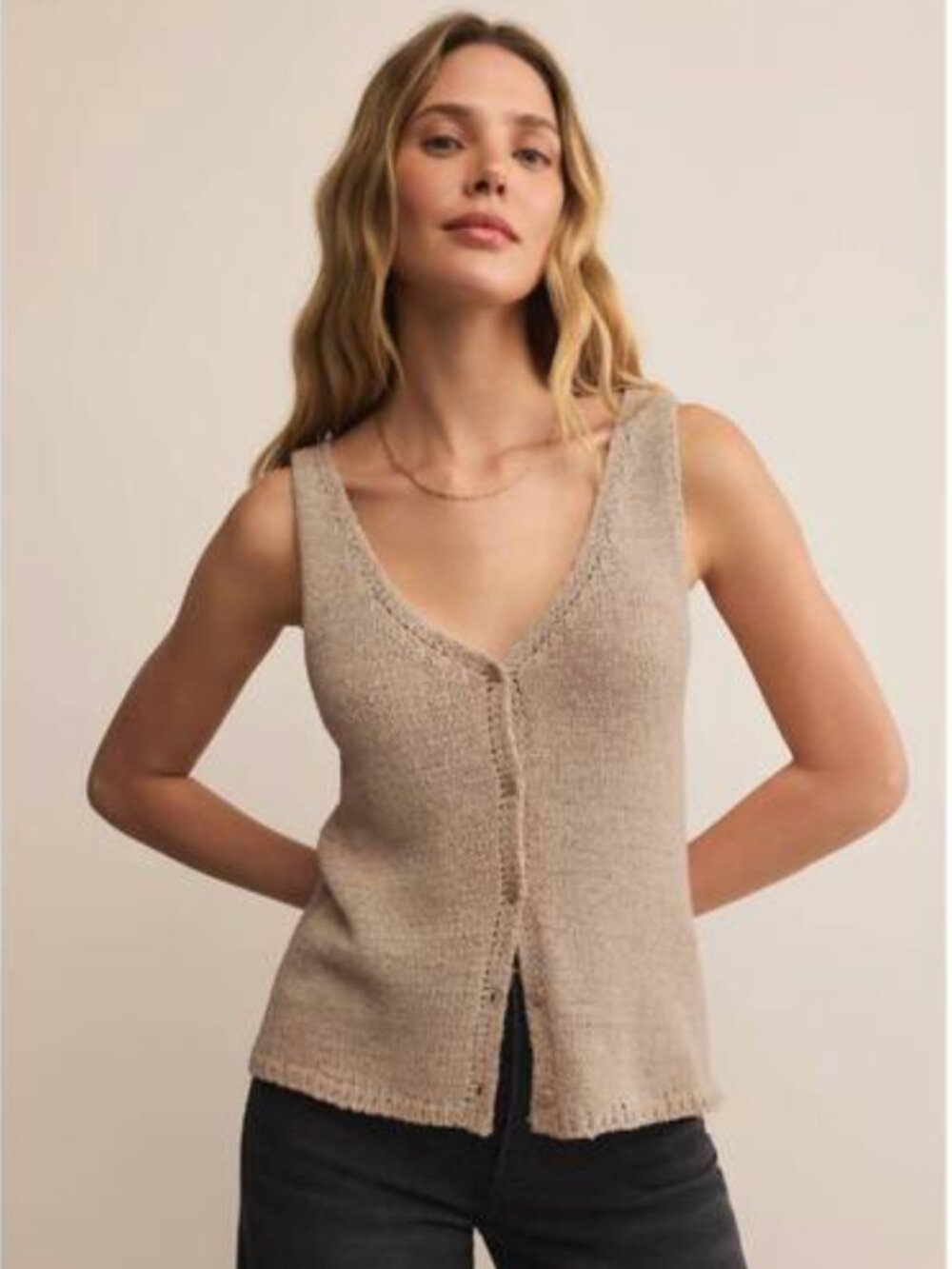 NWT Z Supply Mage Sweater Tank Vest Size Small